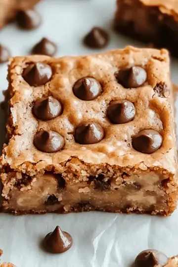 Moist Banana Bread Blondies