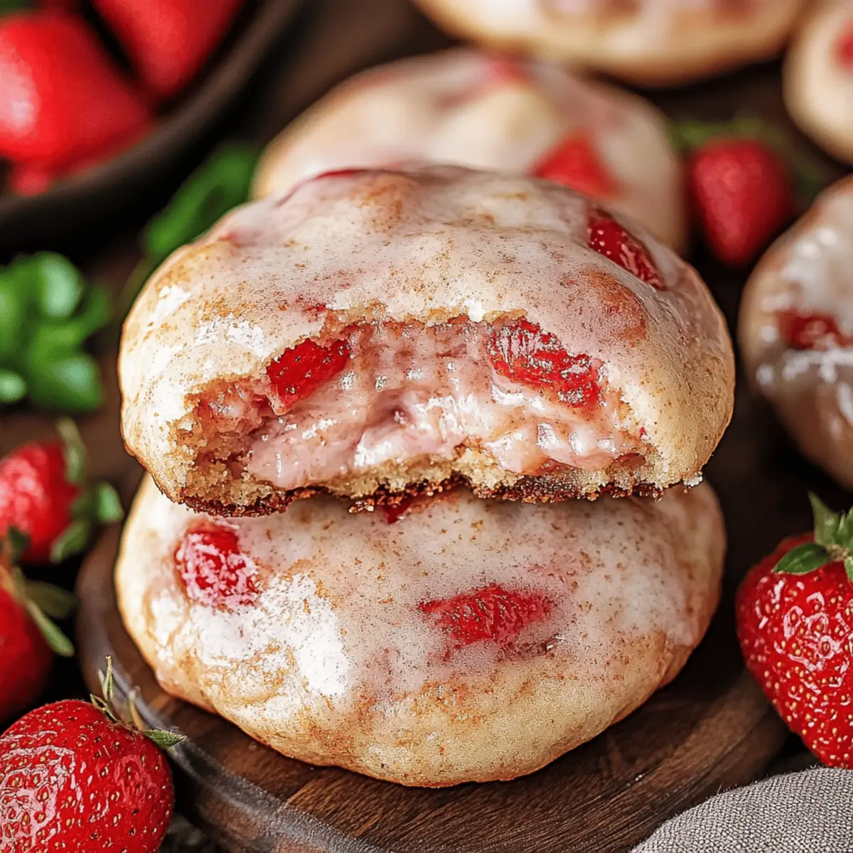 Strawberry Cheesecake Cookies