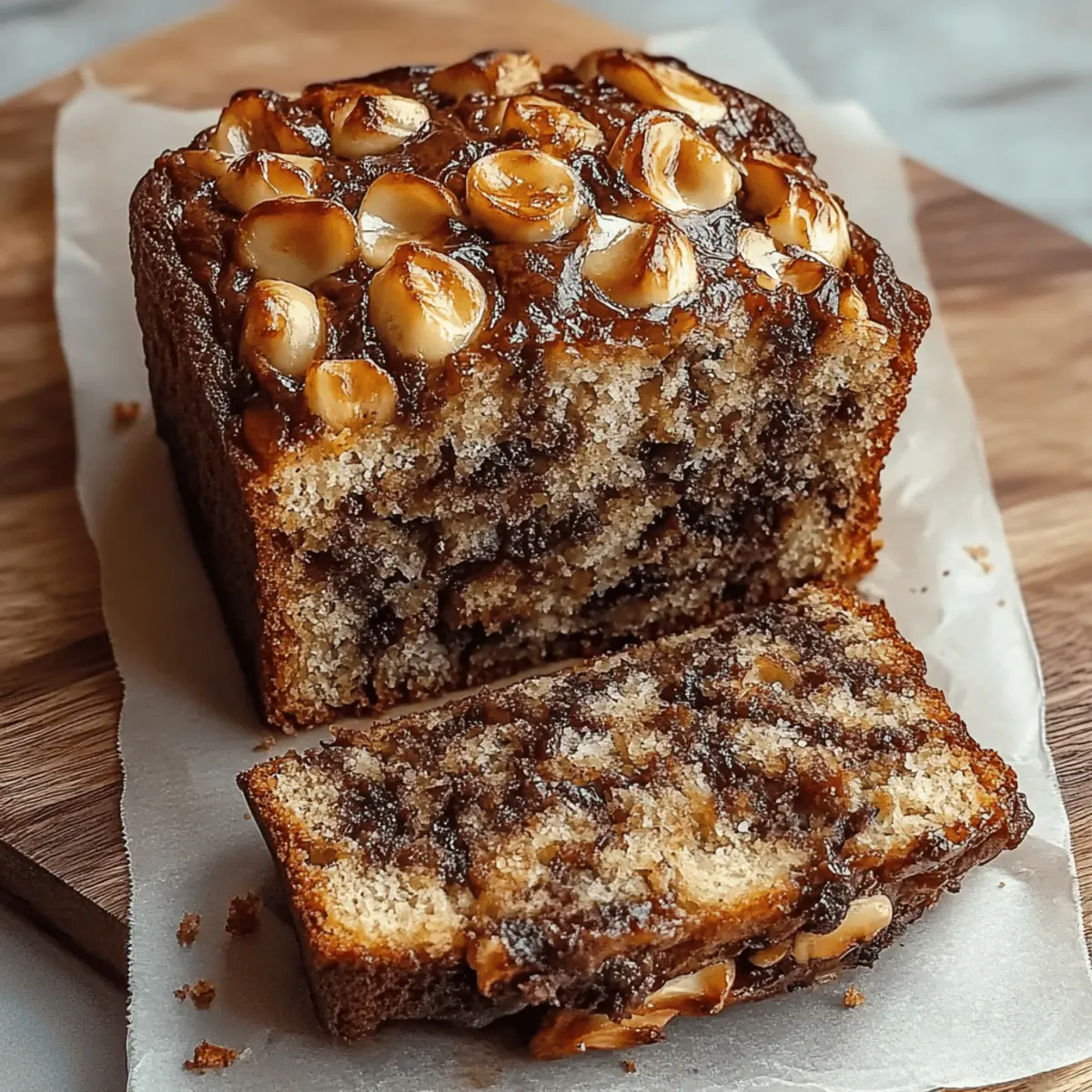 Nutella Banana Bread