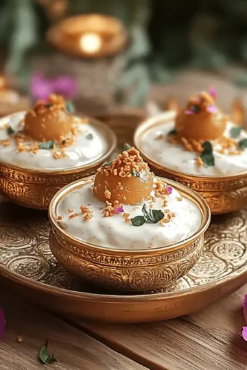 Sitaphal Phirni in Motichoor Cups