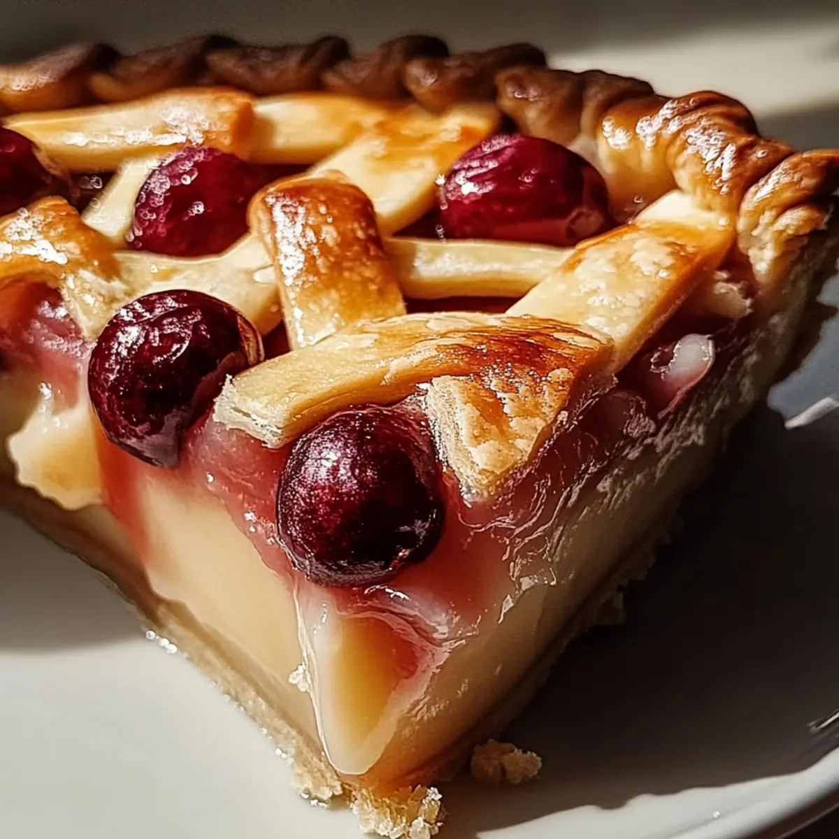 Apple Cranberry Holiday Pie