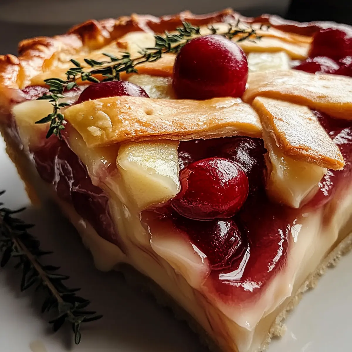 Apple Cranberry Holiday Pie