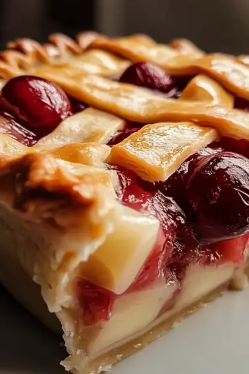 Apple Cranberry Holiday Pie