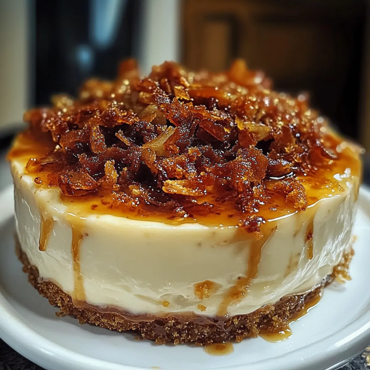 Bacon Caramel Cheesecake