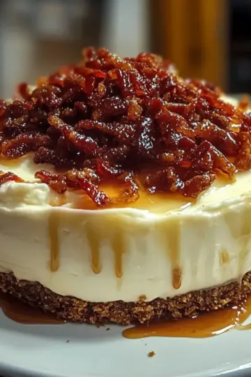 Bacon Caramel Cheesecake