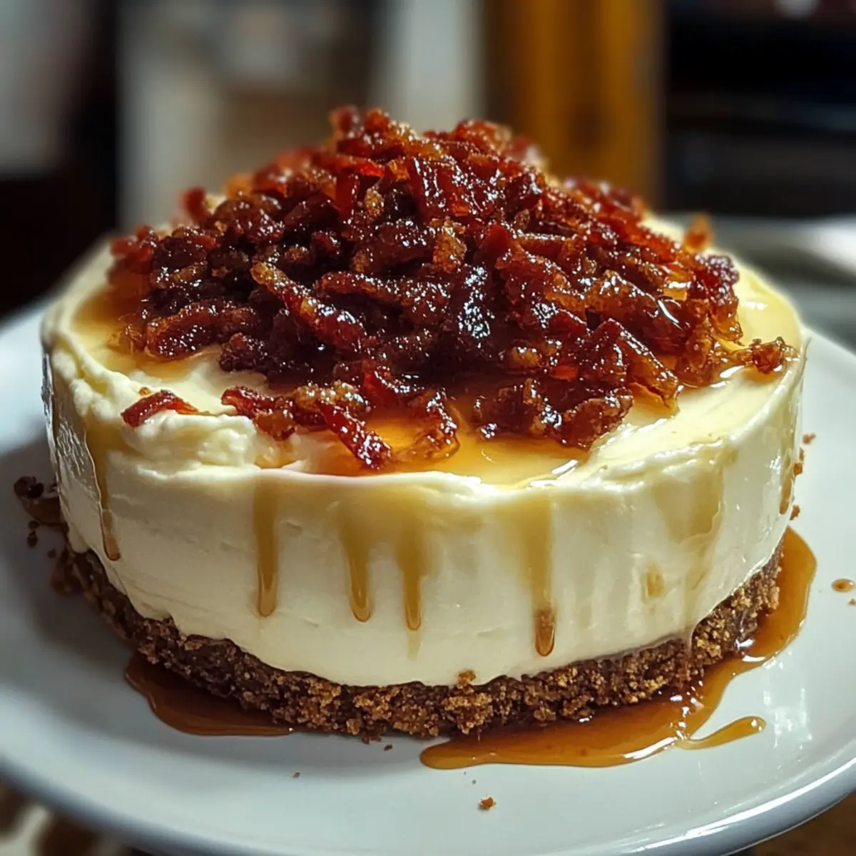Bacon Caramel Cheesecake