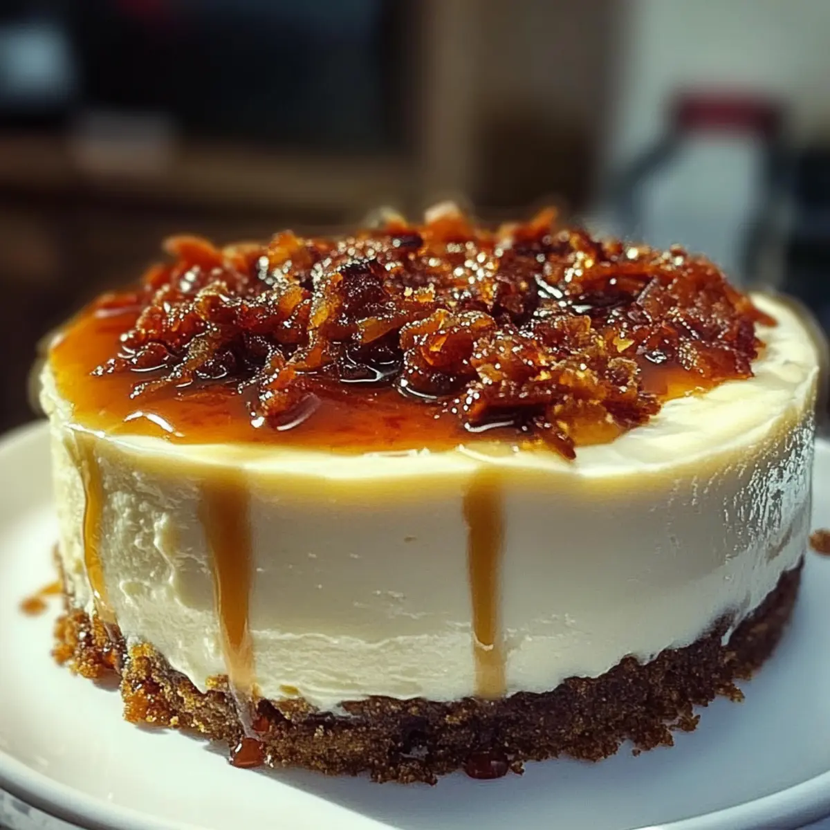 Bacon Caramel Cheesecake