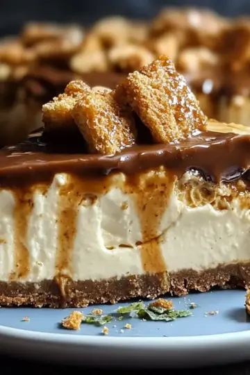 Biscoff Cookie Crust Cheesecake
