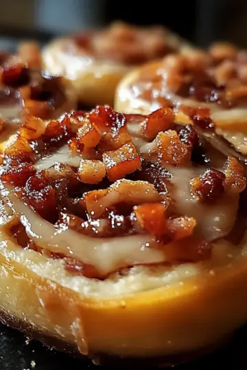 Bourbon Maple Bacon Cinnamon Rolls