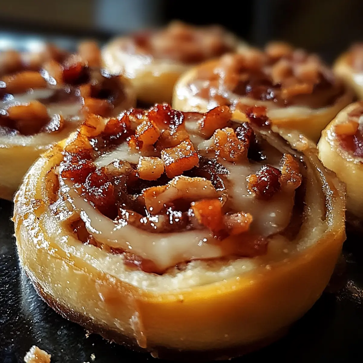 Bourbon Maple Bacon Cinnamon Rolls