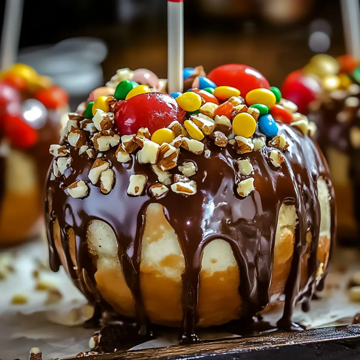Candy-Coated Caramel Apples