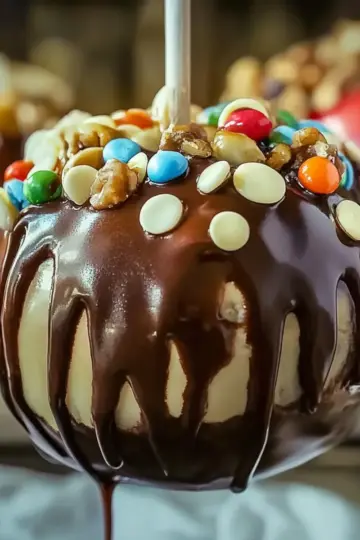 Candy-Coated Caramel Apples