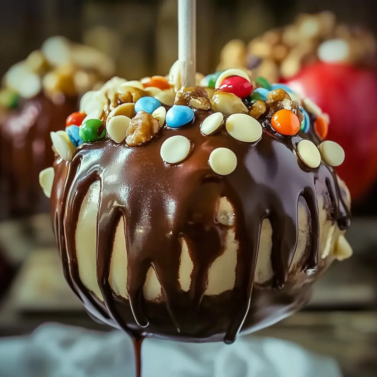Candy-Coated Caramel Apples