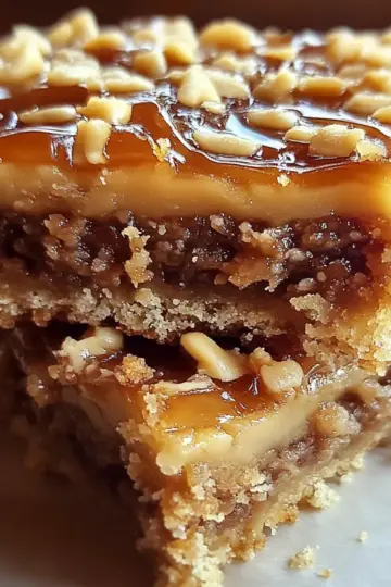 Caramel Crush Bars Dessert