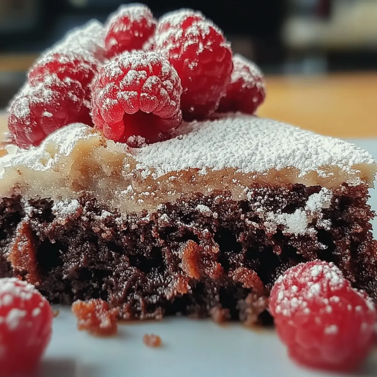 Flourless Chocolate Cake Fudgy