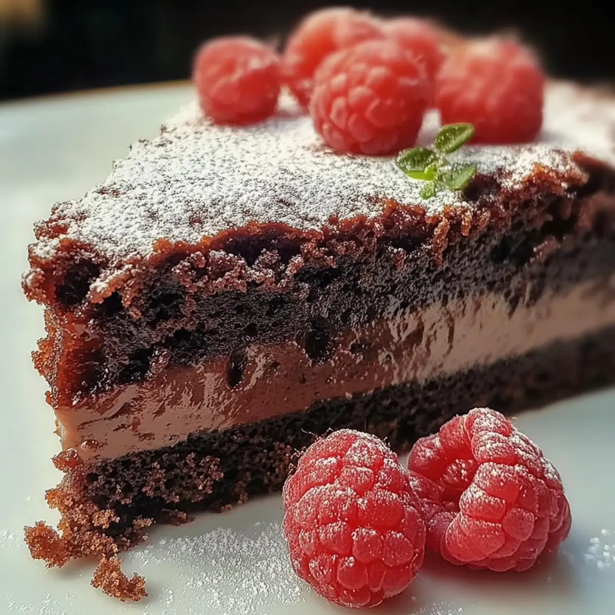 Flourless Chocolate Cake Fudgy