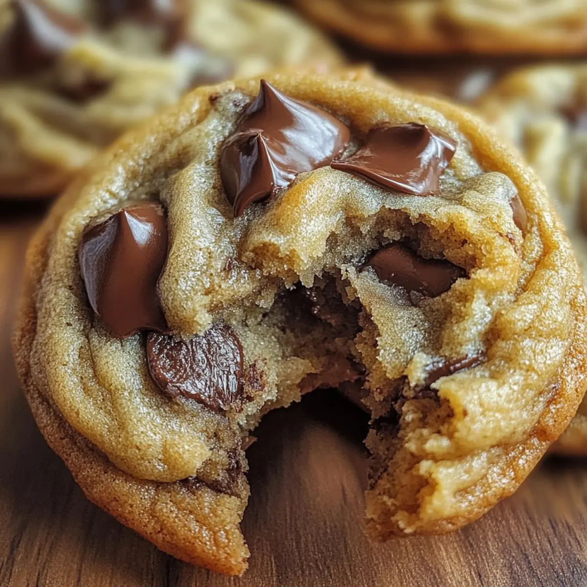 Gooey Chocolate Chip Cookies