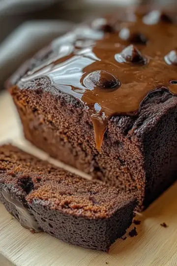Hot Fudge Brownie Bread