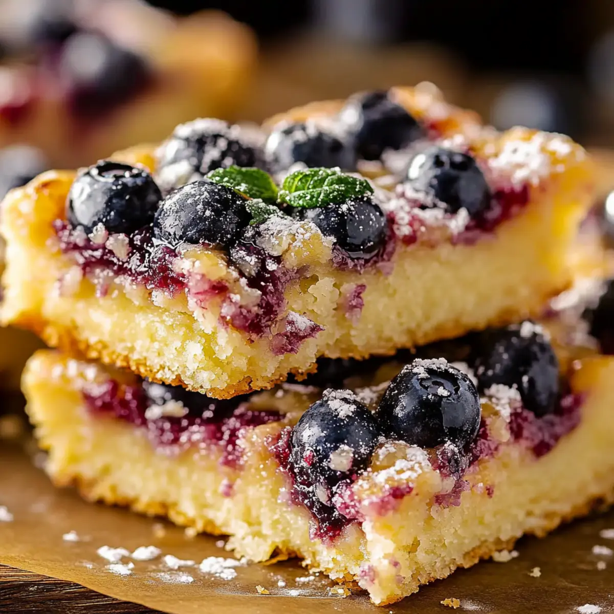 Lemon Blueberry Bars
