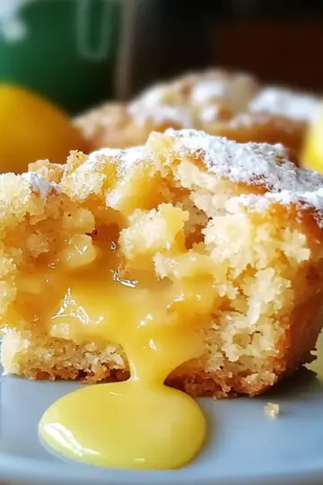 Lemon Curd Muffins