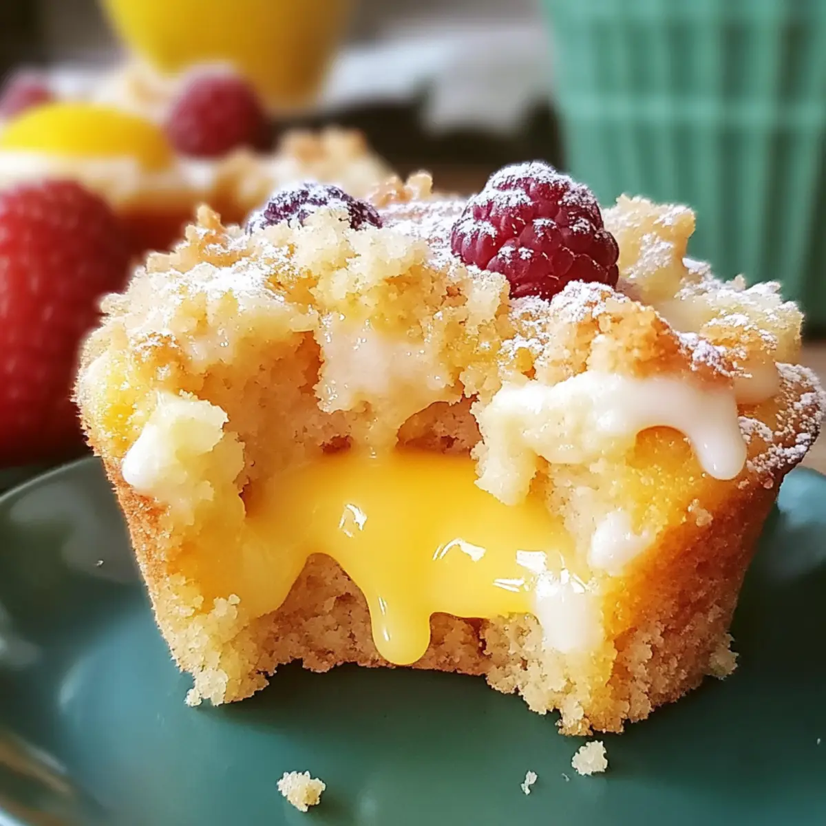 Lemon Curd Muffins