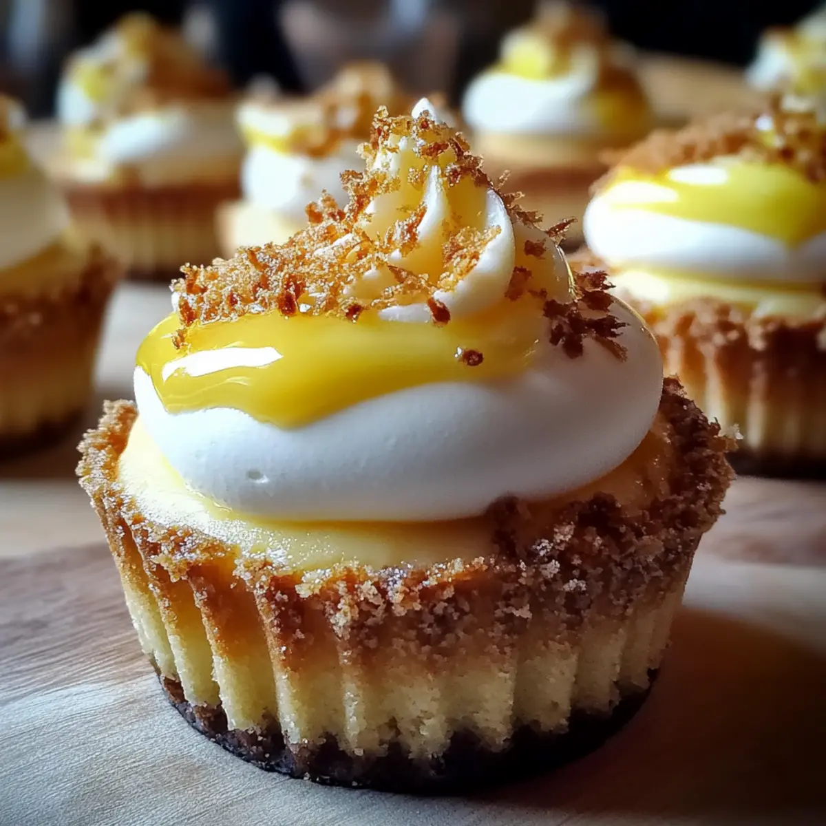 Lemon Meringue Cheesecakes