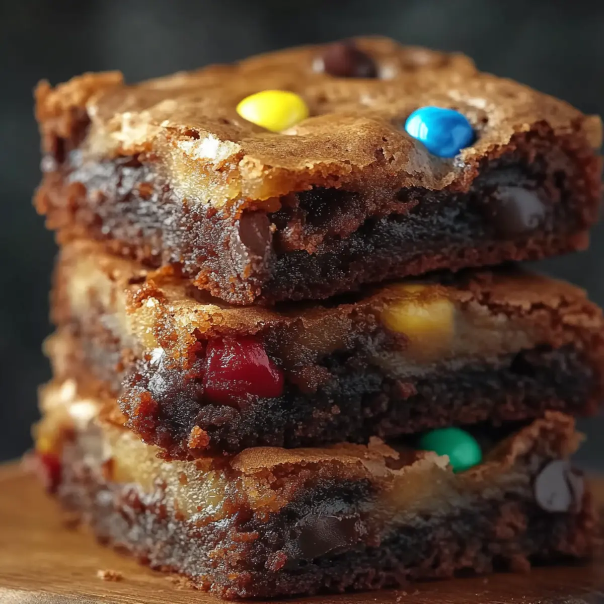 M&M Brownies Chocolate Fudge