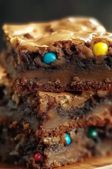 M&M Brownies Chocolate Fudge