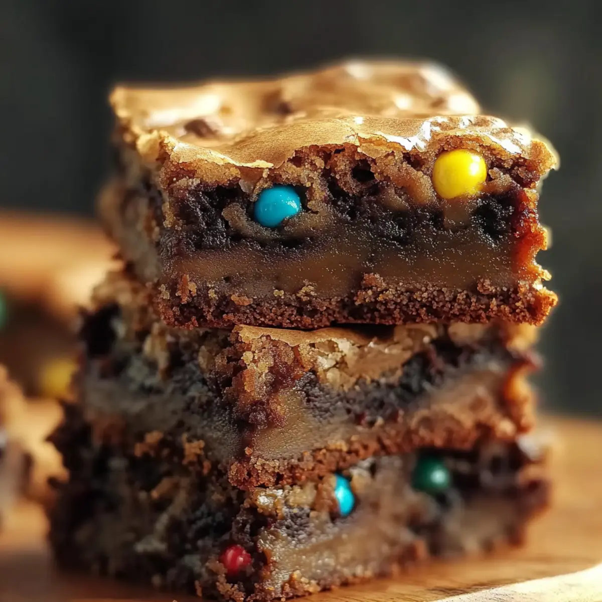 M&M Brownies Chocolate Fudge
