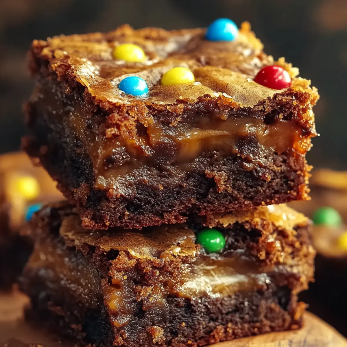 M&M Brownies Chocolate Fudge