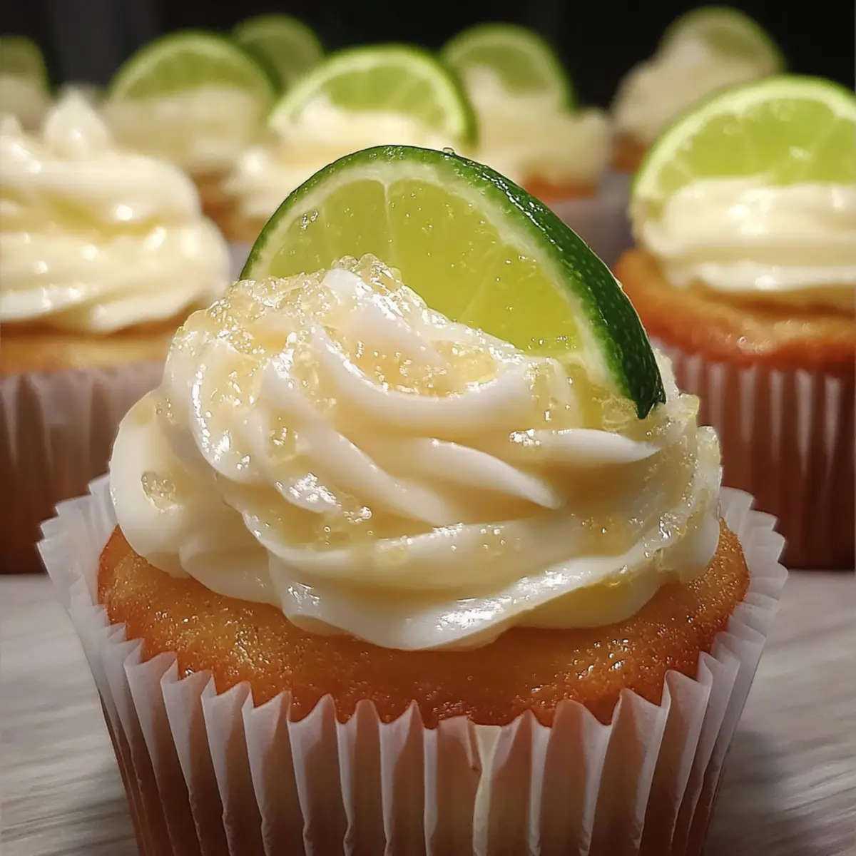 Margarita Cupcakes Lime Frosting