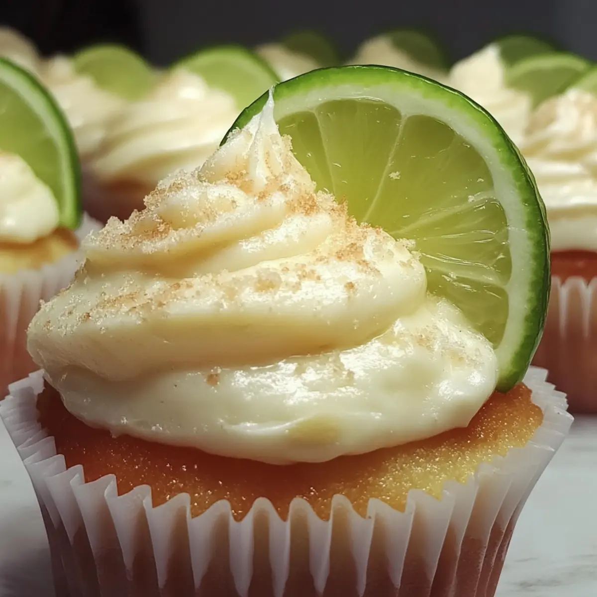 Margarita Cupcakes Lime Frosting