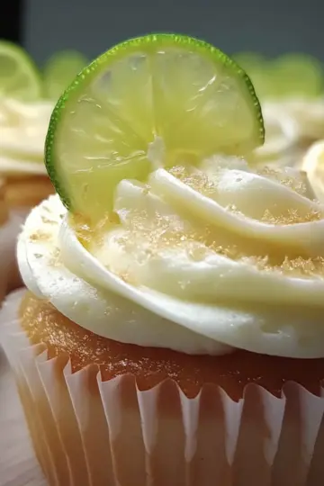 Margarita Cupcakes Lime Frosting