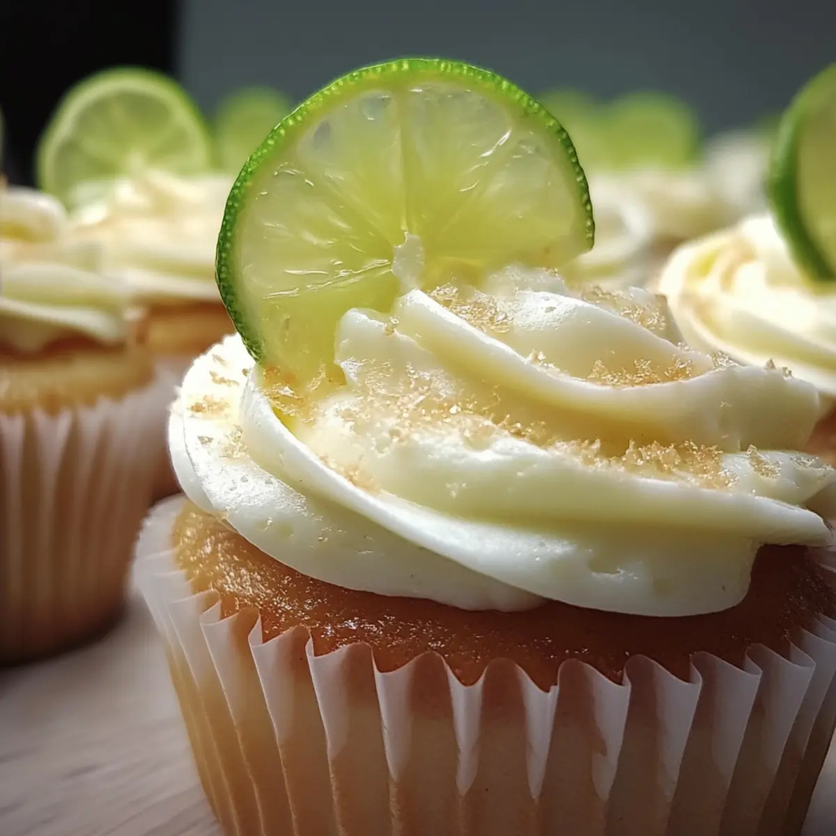 Margarita Cupcakes Lime Frosting