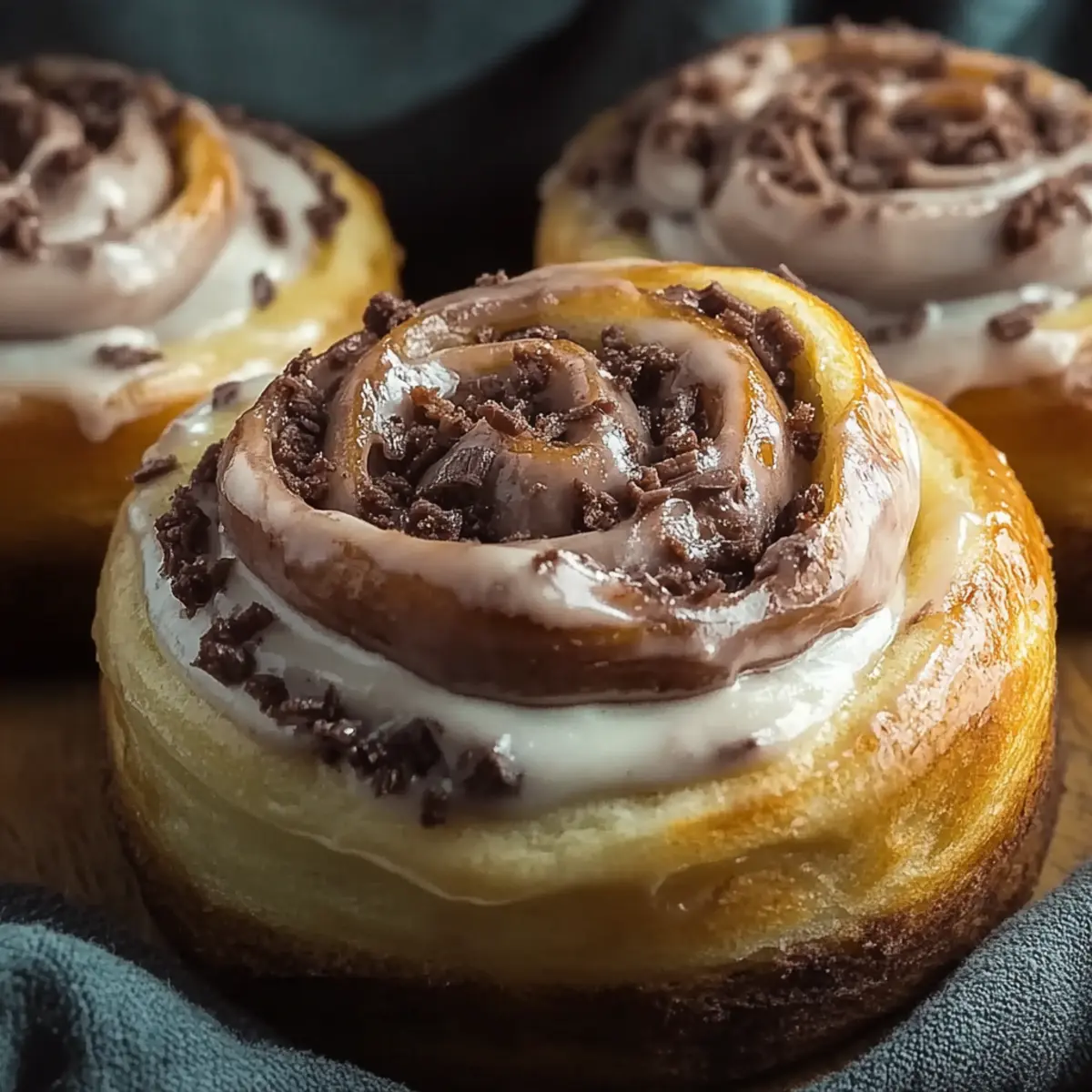 Nutella Chocolate Pillowy Rolls