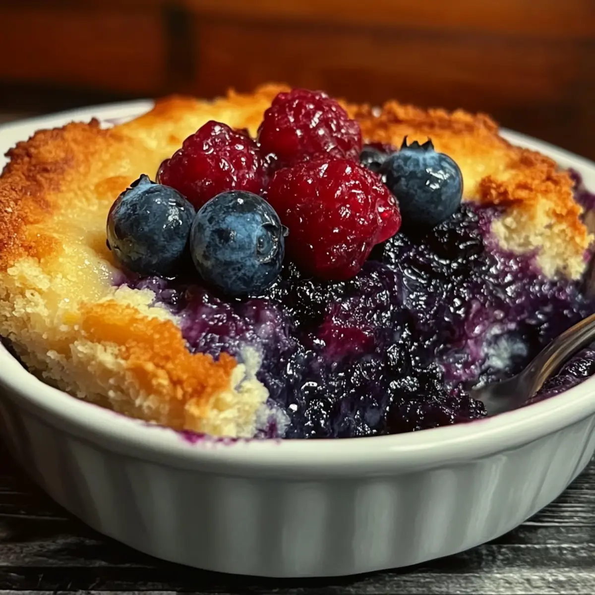Southern Style Blueberry Cobbler