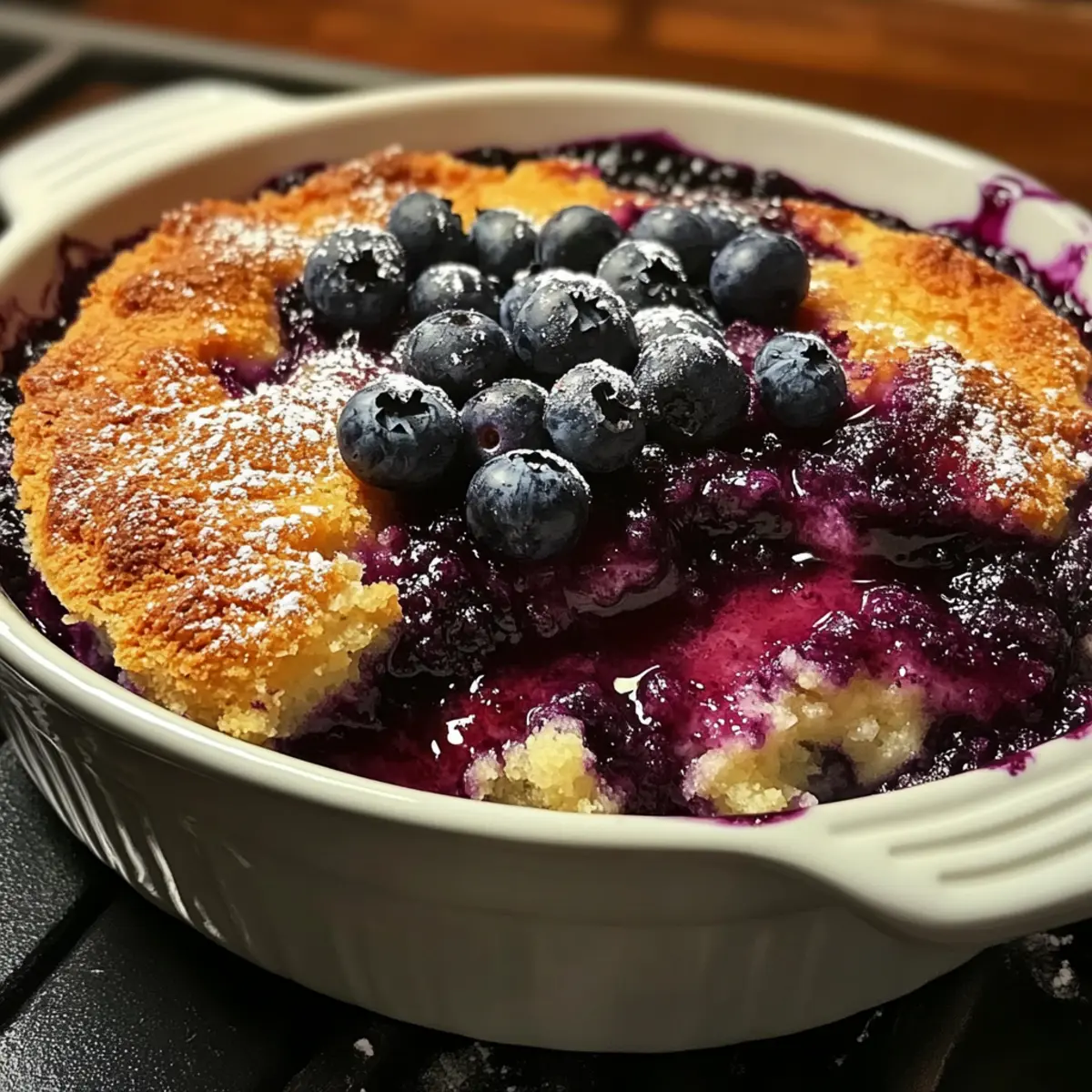 Southern Style Blueberry Cobbler