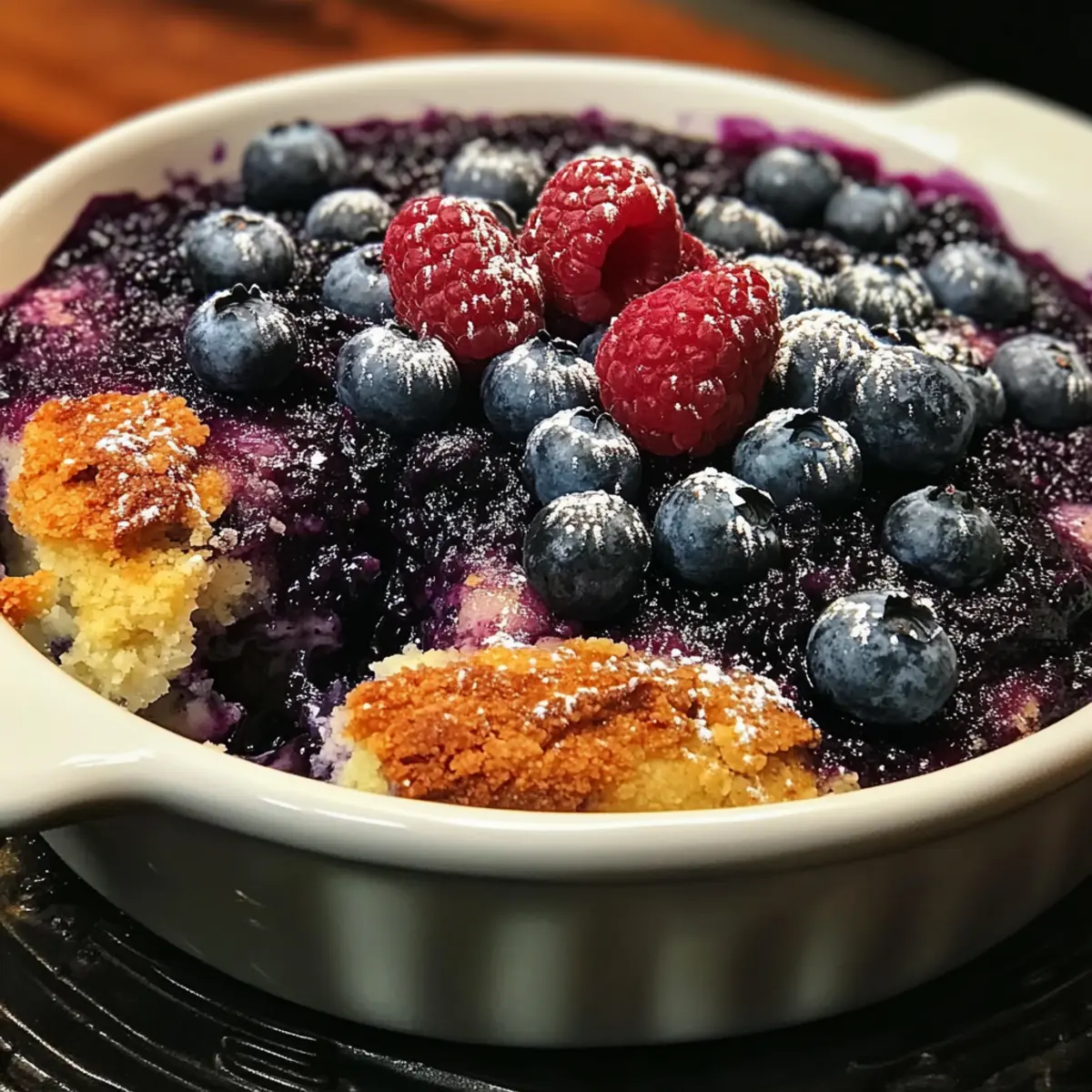 Southern Style Blueberry Cobbler