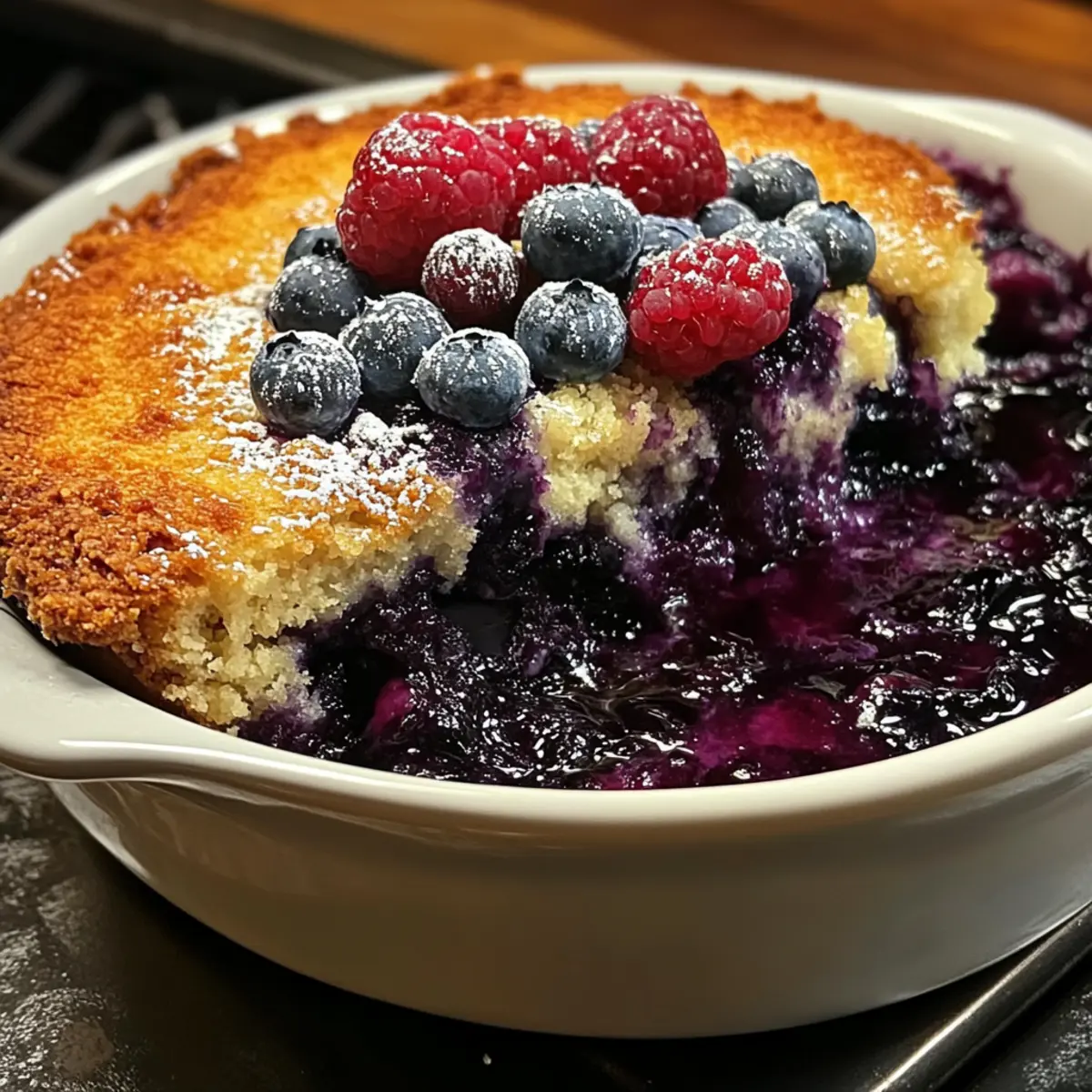 Southern Style Blueberry Cobbler