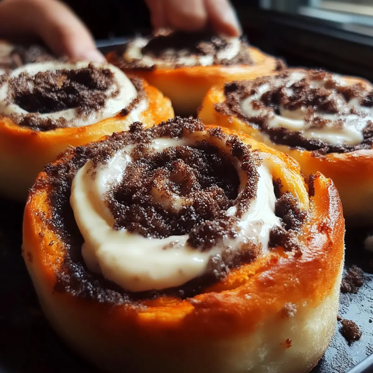 Spooky Cinnamon Rolls