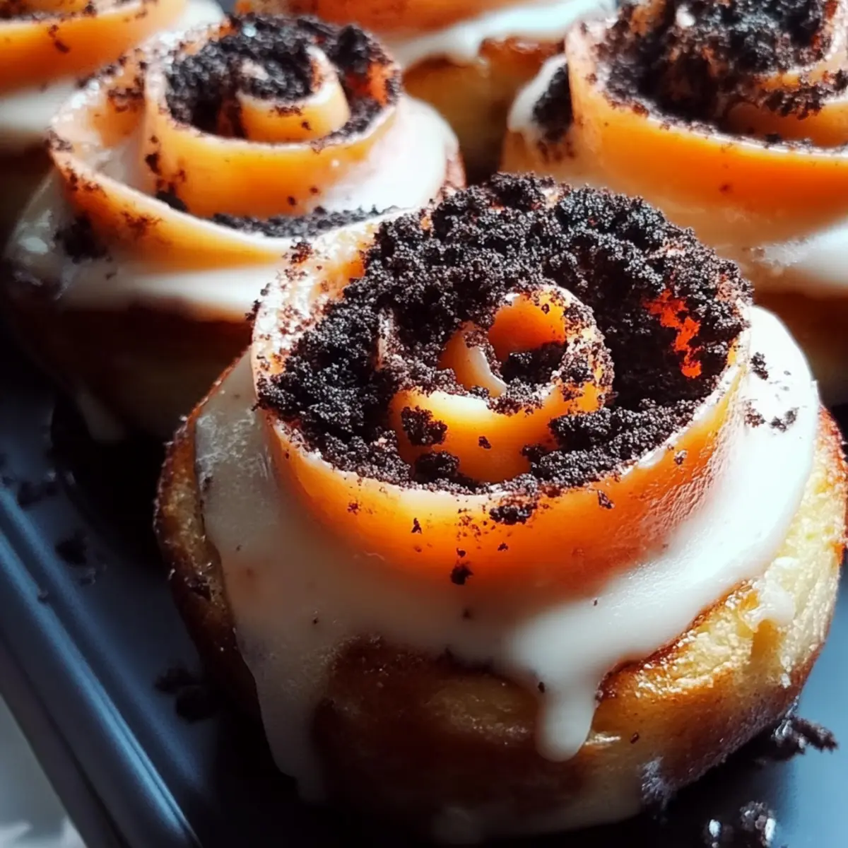 Spooky Cinnamon Rolls