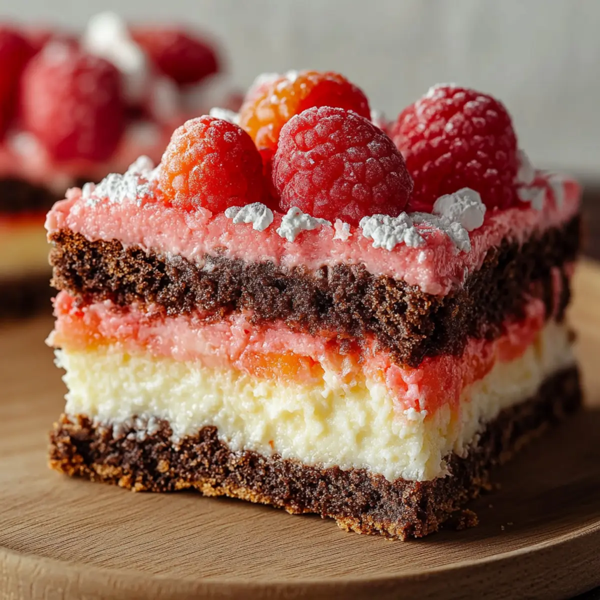 Strawberry Crunch Brownies Bar