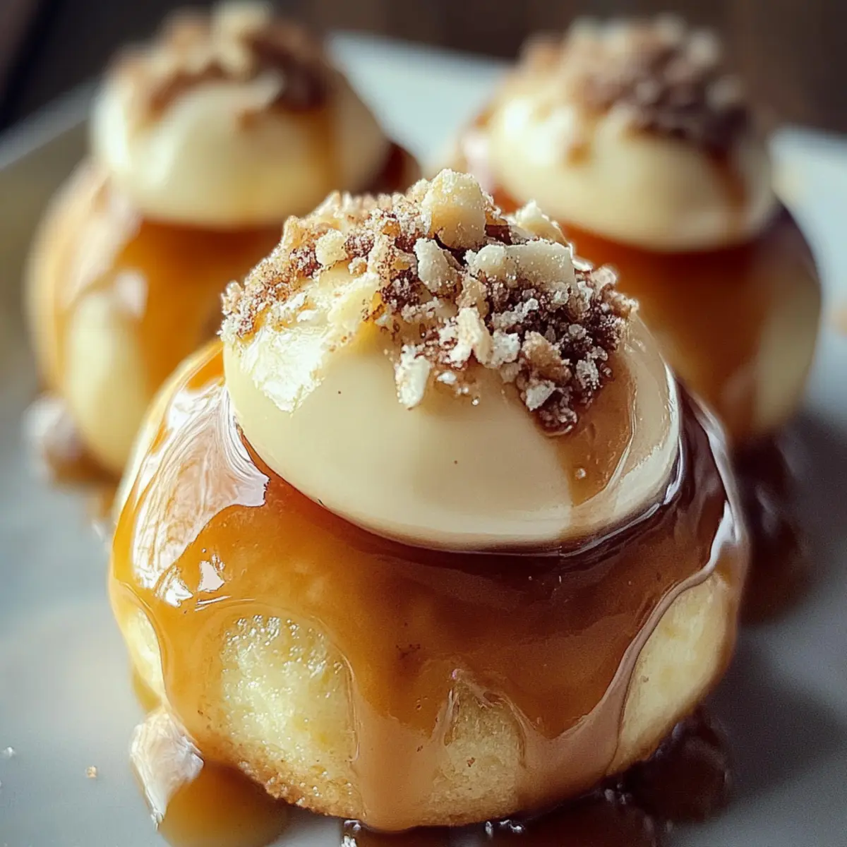 Apple Caramel Bombs