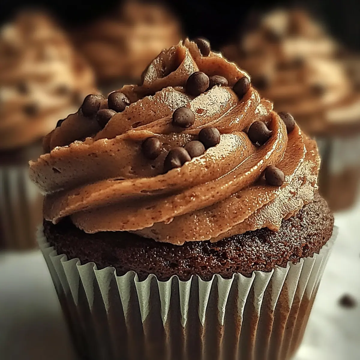 Brownie Cupcakes Chocolate Buttercream