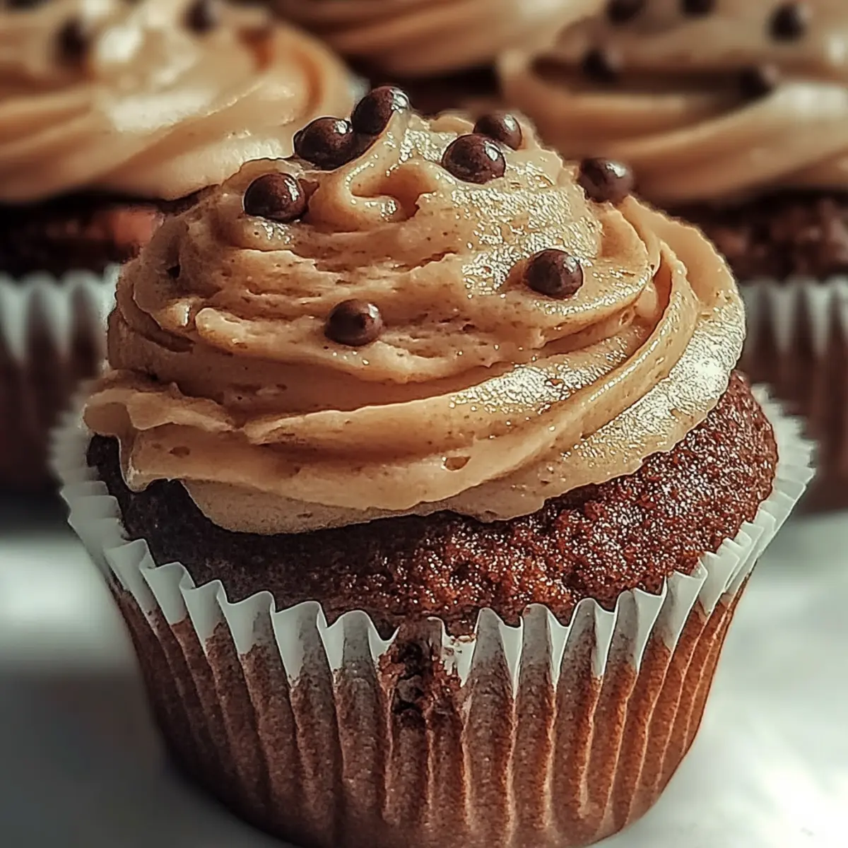 Brownie Cupcakes Chocolate Buttercream