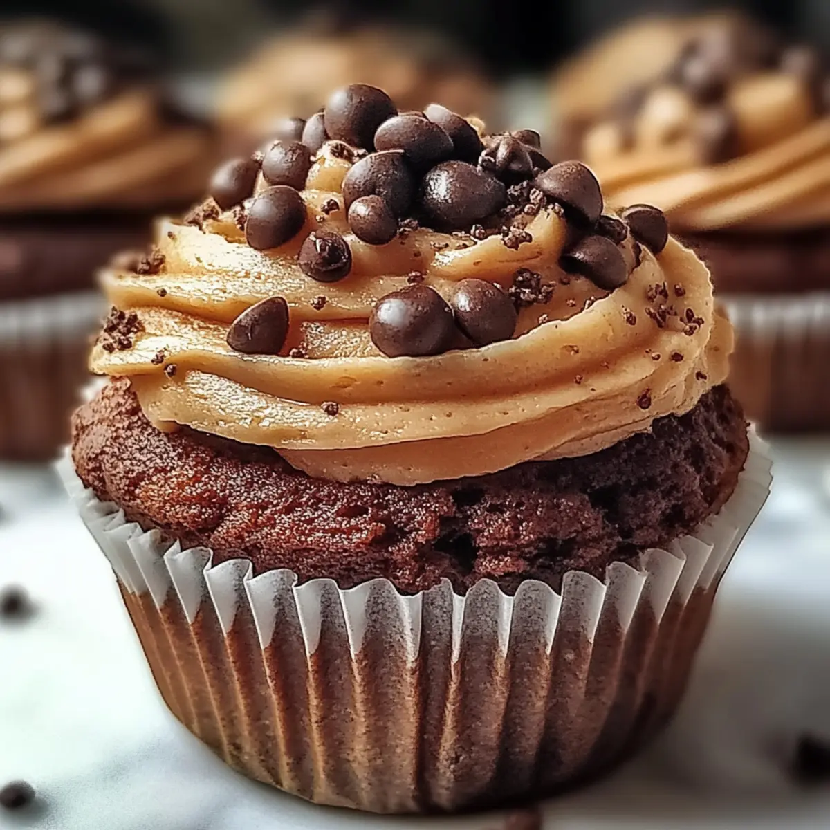 Brownie Cupcakes Chocolate Buttercream