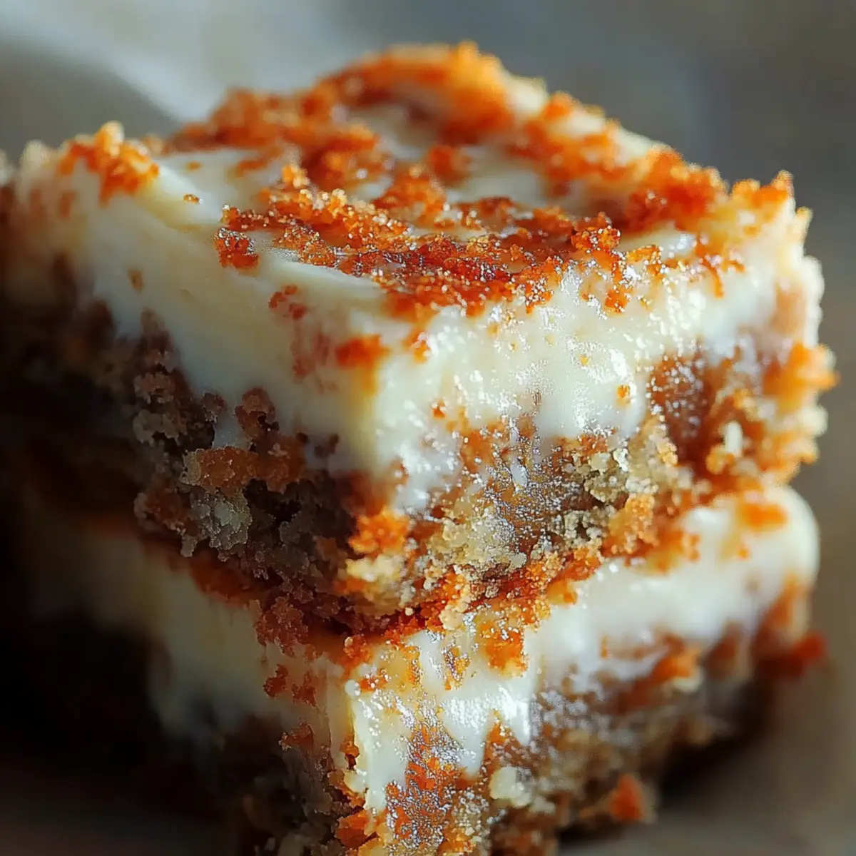 Carrot Cake Cream Cheese Bars