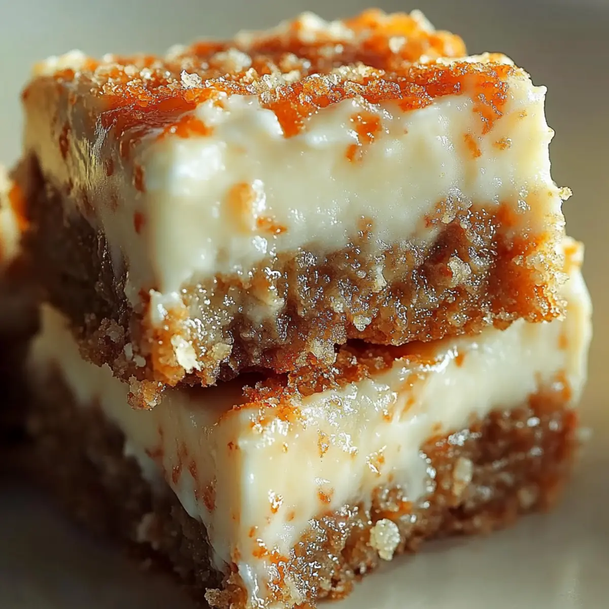 Carrot Cake Cream Cheese Bars