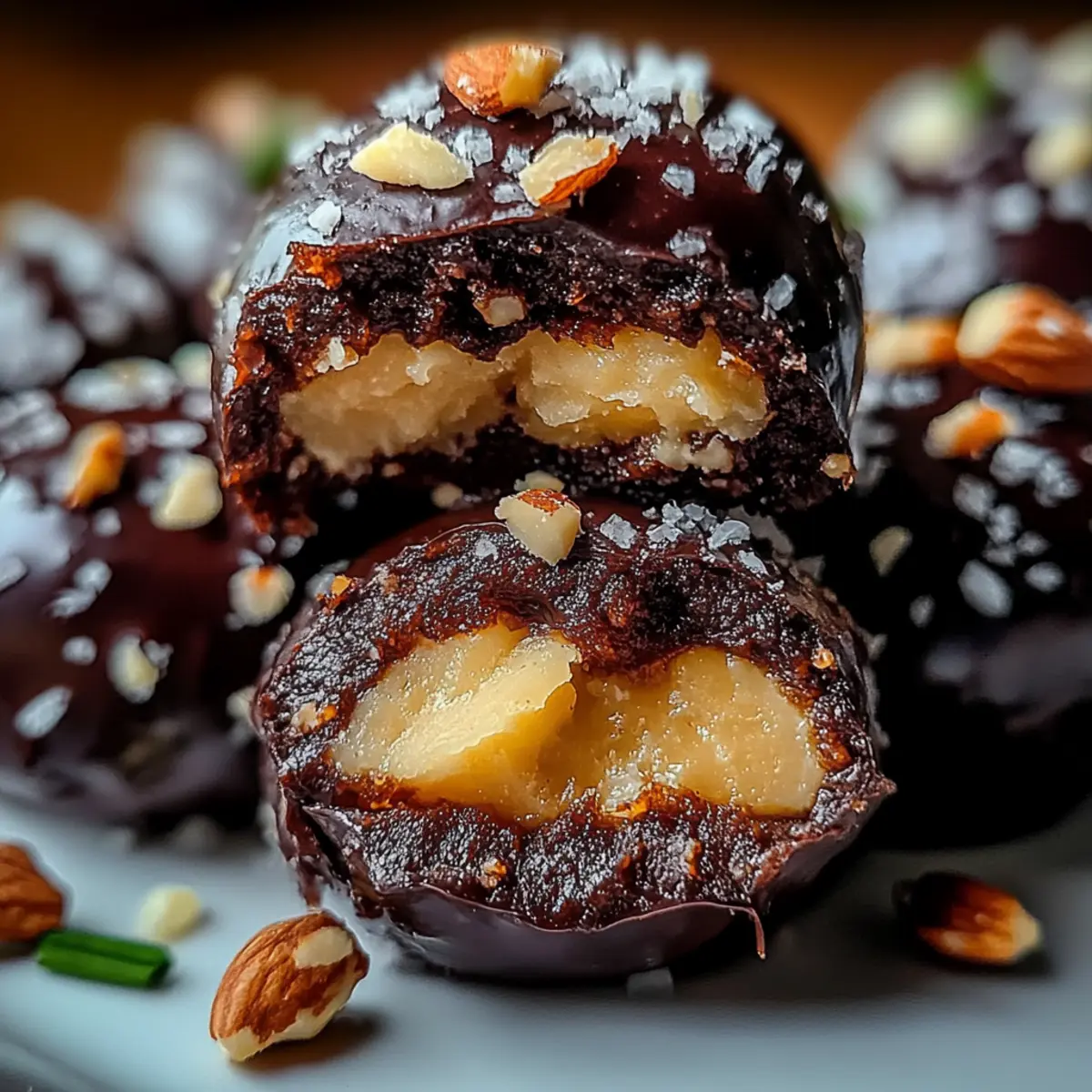 Chocolate Ricotta Fudgy Truffles