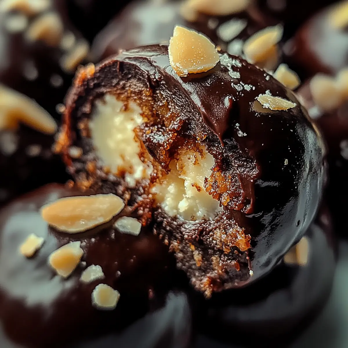 Chocolate Ricotta Fudgy Truffles